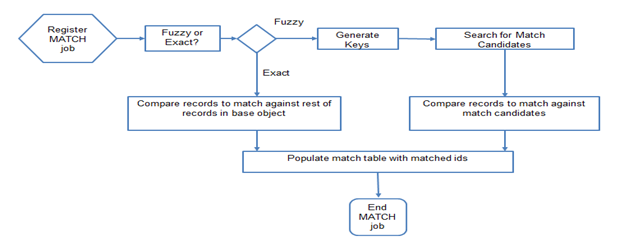 Registering Data for Match Process