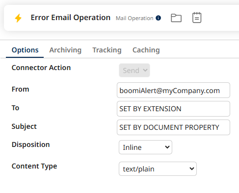 Boomi Try/Catches and Custom Error Handling Mail Operation