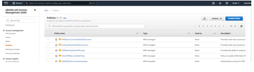 Data ingestion using Snowpipe and AWS Create Policy