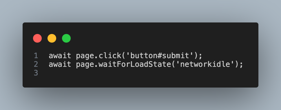 Handling Dynamic Content in Playwright Waiting for Page Load State