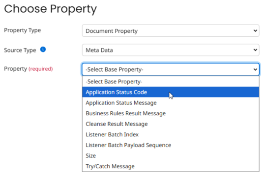 Boomi Try/Catches and Custom Error Handling Choose Property