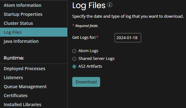 Boomi EDI Best Practices Log Files