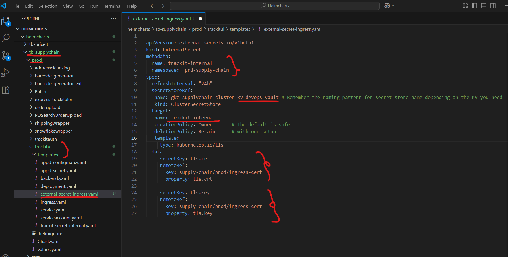 Automating SSL:TLS Certificate Renewal for GKE Workloads Add external-secret-ingress.yaml