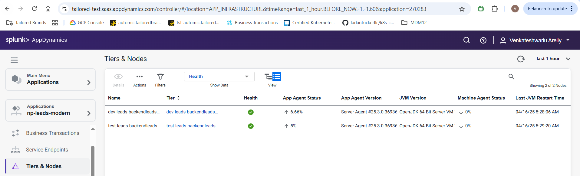 Installing Splunk AppDynamics Cluster Agent on GKE Using Helm with Instrumentation Monitor Workloads in AppDynamics Controller