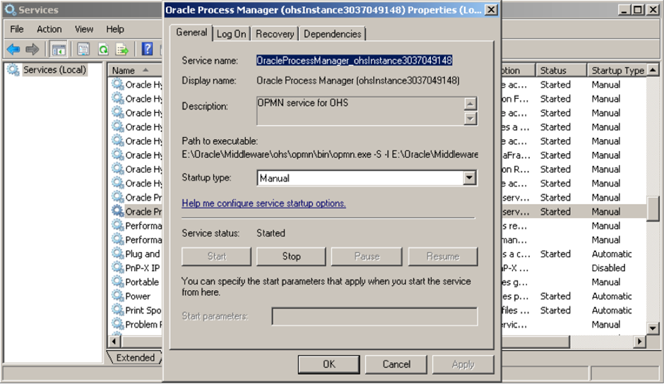 Customizing Hyperion EPM Workspace Login Page Oracle Process Manager Properties