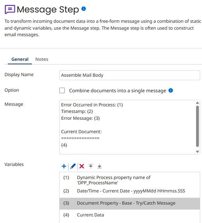 Boomi Try/Catches and Custom Error Handling Message Step