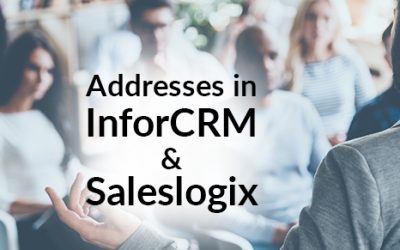 Addresses in InforCRM / Saleslogix