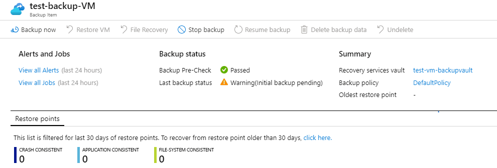 How to Use Azure Backup Services Backup Item Management