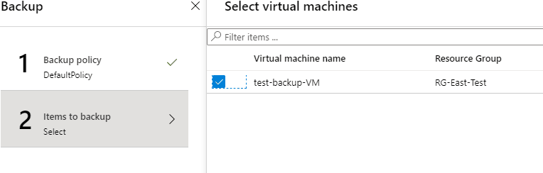 How to Use Azure Backup Services Backup Items
