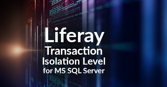 Best Practice: Liferay Transaction Isolation Level for MS SQL Server