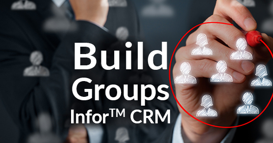 Build Groups within Infor™ CRM