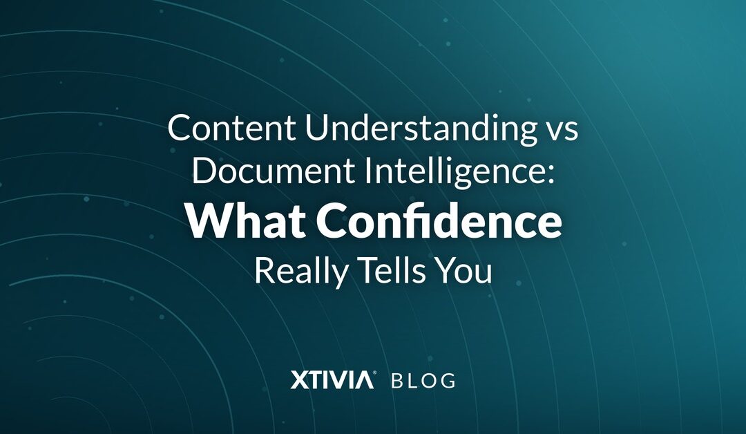 Content Understanding vs Document Intelligence: What Confidence Really Tells You
