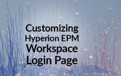 Customizing Hyperion EPM Workspace Login Page