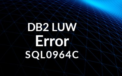 DB2 LUW Error Message: SQL0964C