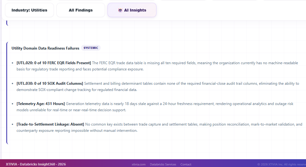 Databricks Insight360 Industry Utilities Pack
