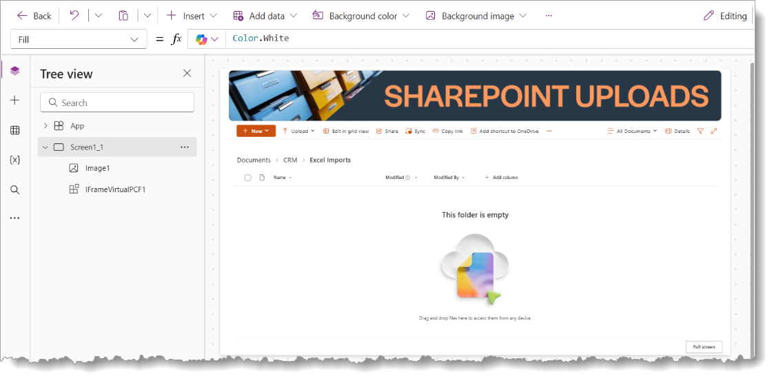 Embed Drag and Drop Functionality in SharePoint Directly into Dynamics 365 Import into Power Platform