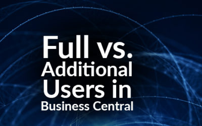 Full vs. Additional Users in Business Central