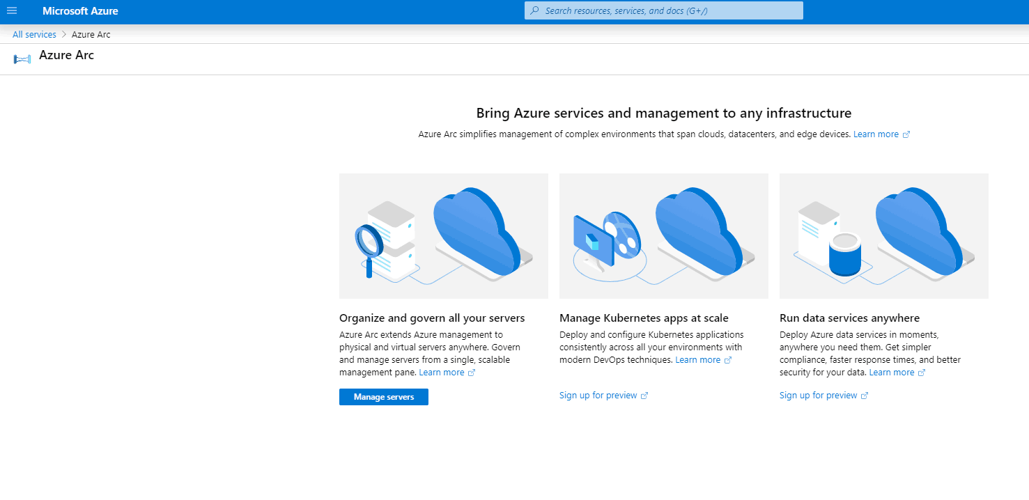 How to Install Agent for Hybrid Management via Azure Arc - Azure Arc Starting Page 4