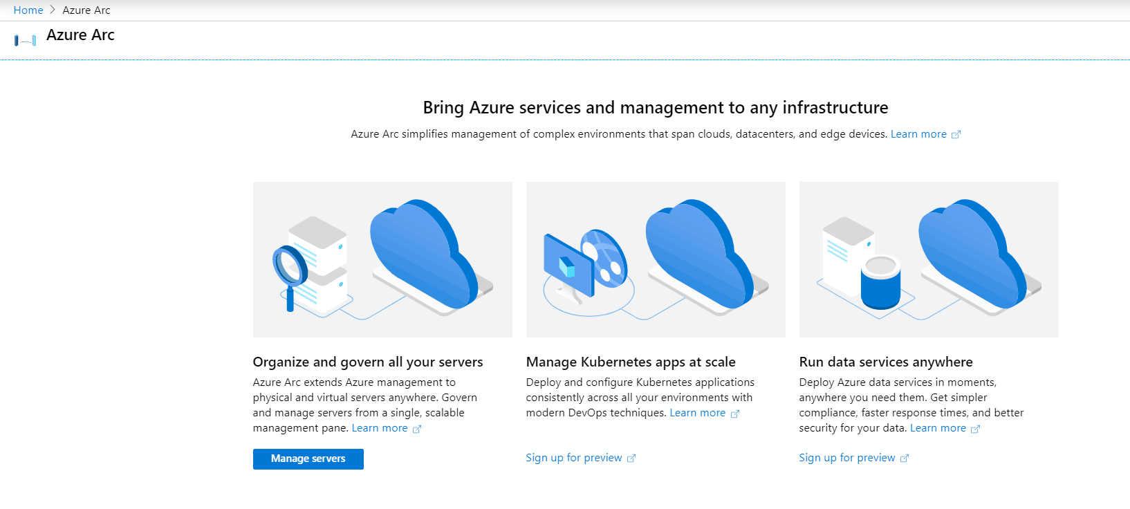How to Install Agent for Hybrid Management via Azure Arc - homepage 24