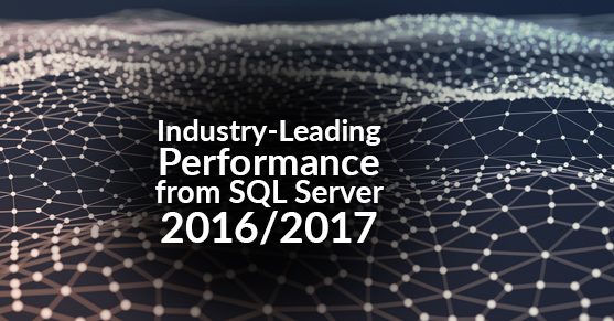 Industry-Leading Performance from SQL Server 2016/2017