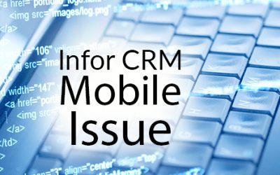 Infor CRM Mobile Issue with Back Button on Safari for iOS