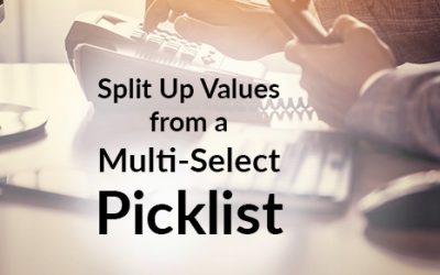 Infor CRM / SalesLogix – Splitting Up the Values from a Multi-Select Picklist