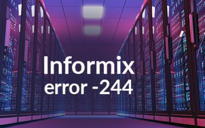 Informix error -244: Could not do a physical-order read to fetch next row