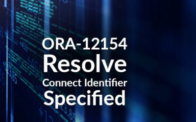 ORA-12154: TNS:could not resolve the connect identifier specified