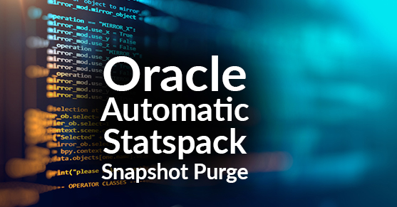 Oracle Automatic statspack snapshot purge