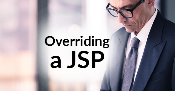 Overriding a JSP Without Modifying the Original