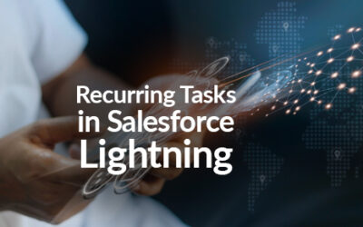 Recurring Tasks In Salesforce Lightning