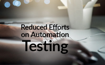 Reduced Efforts on Automation Testing