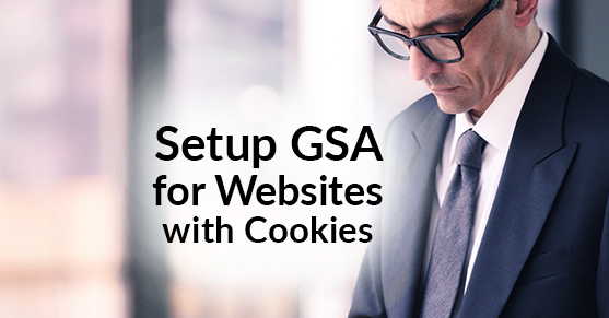 Setup GSA (Google Search Appliance) for websites with cookies