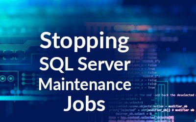 Stopping Your SQL Server Jobs