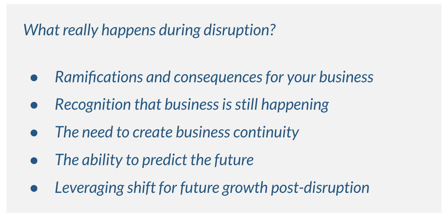 Two week framework disruption