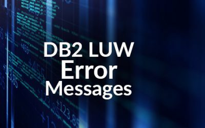 Understanding DB2 LUW Error Messages