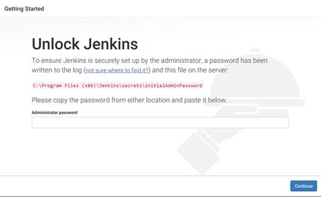 Unlock jenkins