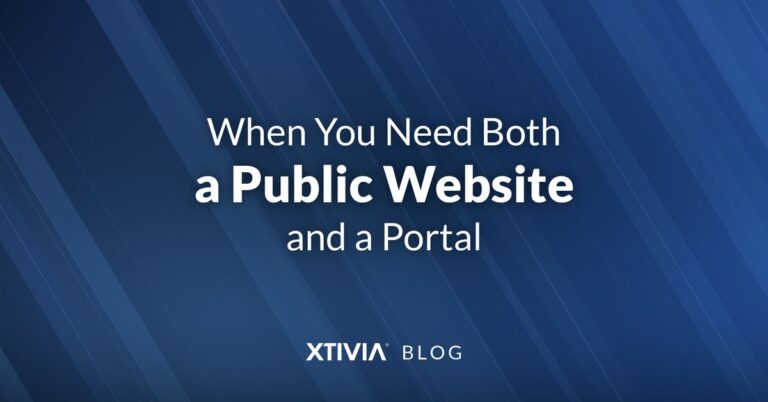 When You Need Both a Public Website and a Portal