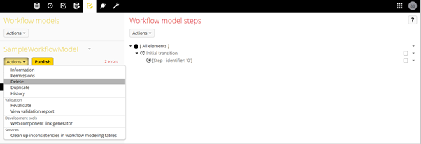 Workflow Model Properties