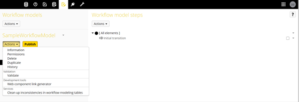 Workflow Modeling in TIBCO EBX Screenshot