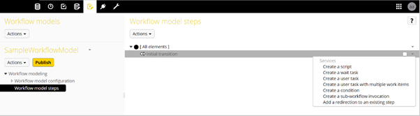 Workflow Modeling in TIBCO EBX Screenshot