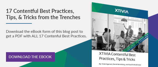 XTIVIA Blog CTA eBook Contentful Best Practices