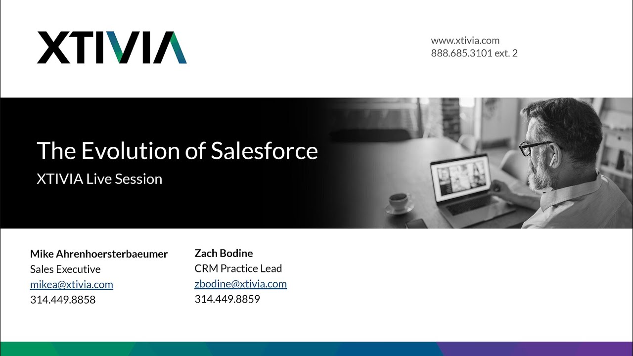 Live Session The Evolution of Salesforce Presentation Cover
