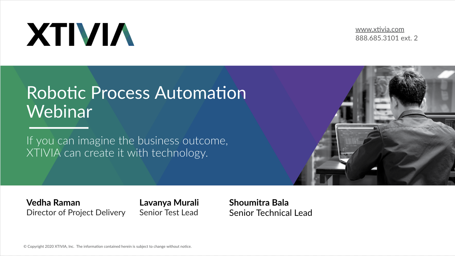 Robotic Process Automation Webinar