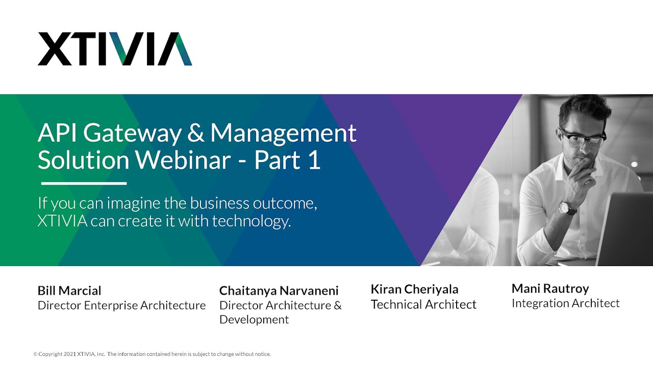 API Management and Gateway Webinar Series Presentation Cover