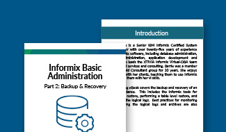 eBook Informix Basic Administration Part 2
