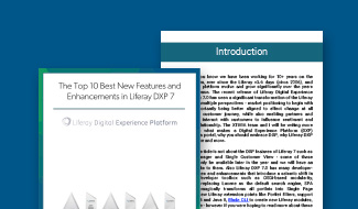 eBook New Liferay DXP Features