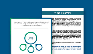 eBook What is a Digital Experience Platform