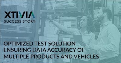 OPTIMIZED TEST SOLUTION ENSURING DATA ACCURACY OF MULTIPLE PRODUCTS AND VEHICLES