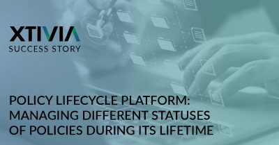Policy Lifecycle Platform – Managing Different Statuses of Policies During its Lifetime